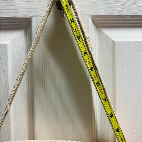 Anthropologie Tan and Cream Beaded Clutch - Picture 10 of 10